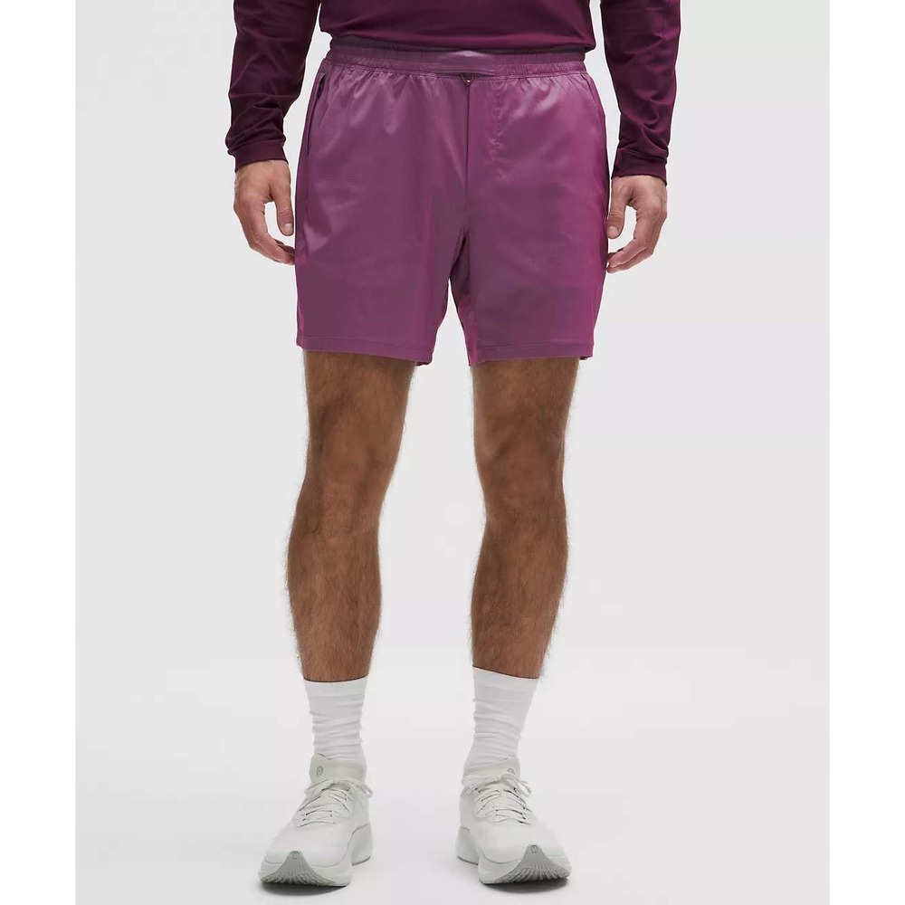 Lululemon Mens Pace Breaker Linerless Short 7 Inch Iridescent Athletic  Size XL